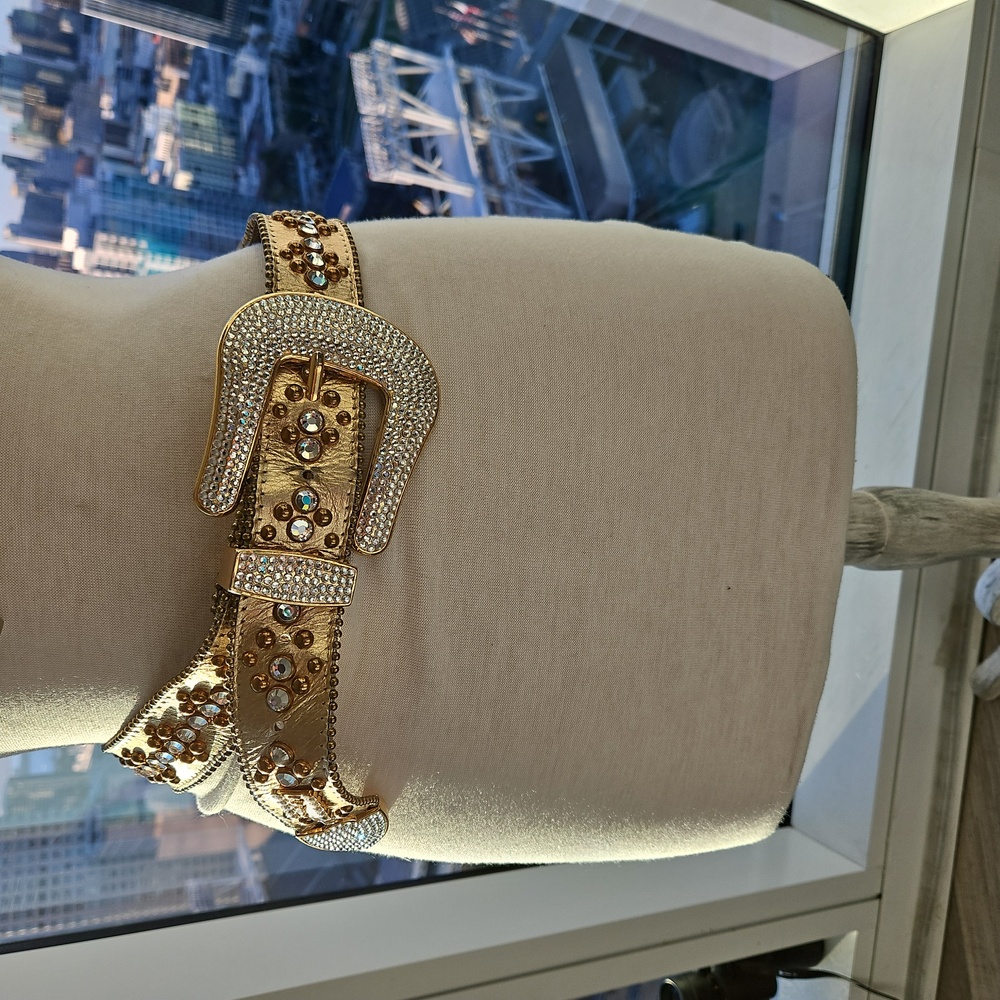 BB Simon Swarovski Crystal Belt Loaded.